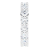14K White Gold 3 1/3 CTW Lab-Grown Diamond Eternity Band Size 5.5