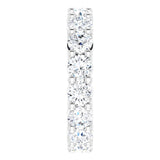 14K White Gold 3 1/3 CTW Lab-Grown Diamond Eternity Band Size 5.5
