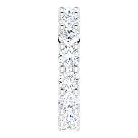 14K White Gold 3 1/3 CTW Lab-Grown Diamond Eternity Band Size 5.5