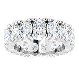14K White Gold 6 CTW Lab-Grown Diamond Eternity Band Size 5.5