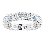 14K White Gold 3 1/3 CTW Lab-Grown Diamond Eternity Band Size 5.5