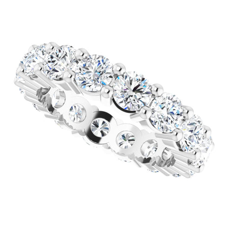 14K White Gold 3 1/3 CTW Lab-Grown Diamond Eternity Band Size 5.5