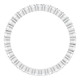 14K White Gold 5/8 CTW Lab-Grown Diamond Eternity Band
