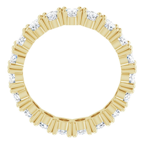 14K Yellow Gold 3 3/8 CTW Lab-Grown Diamond Eternity Band Size 5.5
