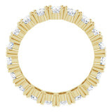 14K Yellow Gold 3 3/8 CTW Lab-Grown Diamond Eternity Band Size 5.5