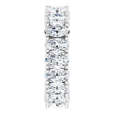 14K White Gold 3 3/8 CTW Lab-Grown Diamond Eternity Band Size 5.5