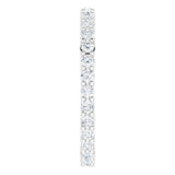 14K White Gold 5/8 CTW Lab-Grown Diamond Eternity Band