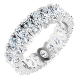 14K White Gold 3 3/8 CTW Lab-Grown Diamond Eternity Band Size 5.5