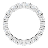 14K White Gold 3 1/4 CTW Lab-Grown Diamond Eternity Band Size 5