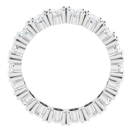 14K White Gold 3 1/4 CTW Lab-Grown Diamond Eternity Band Size 5