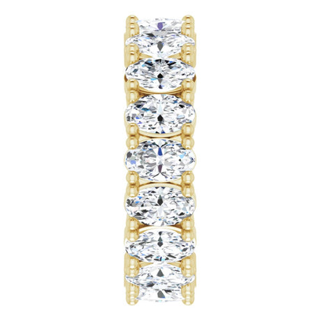 14K Yellow Gold 3 1/4 CTW Lab-Grown Diamond Eternity Band Size 5