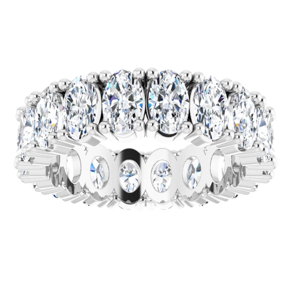 14K White Gold 3 1/4 CTW Lab-Grown Diamond Eternity Band Size 5