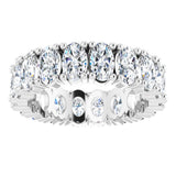 14K White Gold 3 1/4 CTW Lab-Grown Diamond Eternity Band Size 5