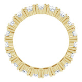14K Yellow Gold 3 3/8 CTW Lab-Grown Diamond Eternity Band Size 6
