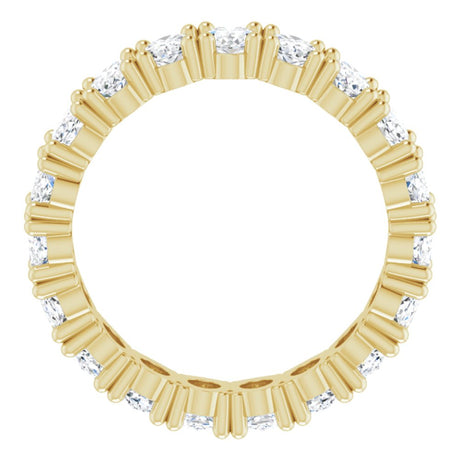 14K Yellow Gold 3 3/8 CTW Lab-Grown Diamond Eternity Band Size 6