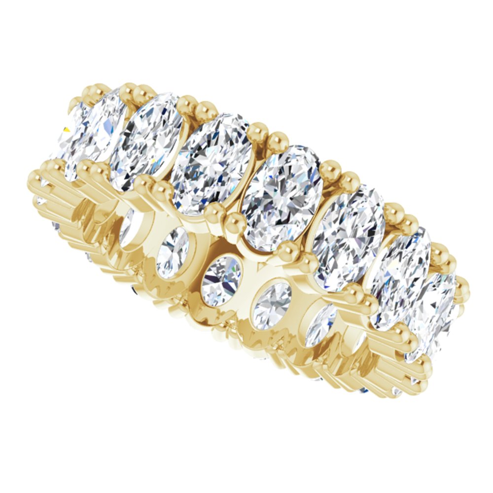 14K Yellow Gold 3 1/4 CTW Lab-Grown Diamond Eternity Band Size 5