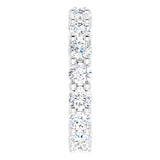 14K White Gold 2 3/4 CTW Lab-Grown Diamond Eternity Band Size 6.5