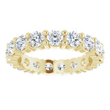 14K Yellow Gold 2 3/4 CTW Lab-Grown Diamond Eternity Band Size 6.5