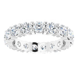 14K White Gold 2 3/4 CTW Lab-Grown Diamond Eternity Band Size 6.5