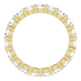 14K Yellow Gold 2 1/4 CTW Lab-Grown Diamond Eternity Band Size 6.5