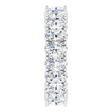 14K White Gold 3 5/8 CTW Lab-Grown Diamond Eternity Band Size 6.5