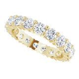 14K Yellow Gold 2 1/4 CTW Lab-Grown Diamond Eternity Band Size 6.5