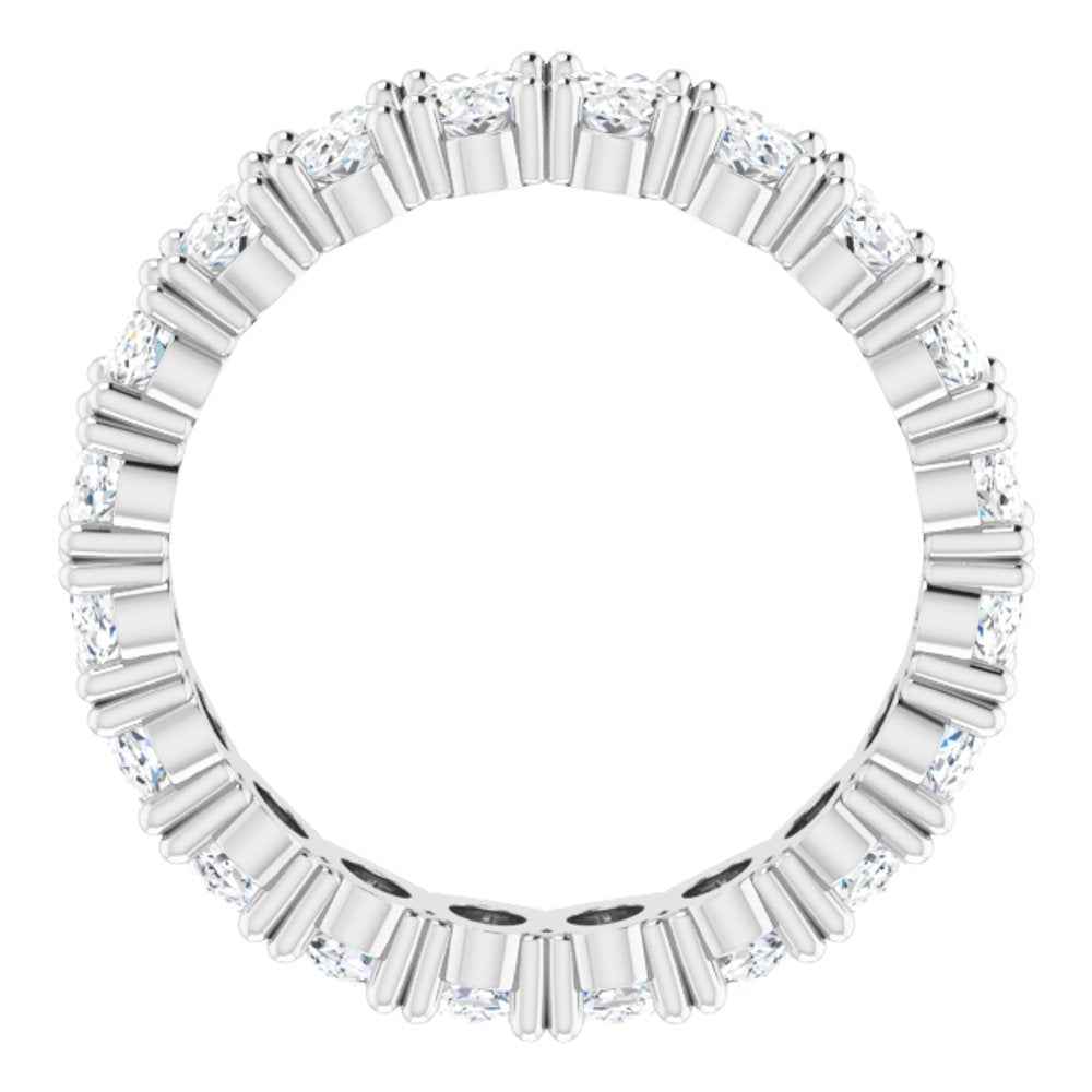 14K White Gold 3 5/8 CTW Lab-Grown Diamond Eternity Band Size 6.5