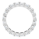 14K White Gold 3 5/8 CTW Lab-Grown Diamond Eternity Band Size 6.5