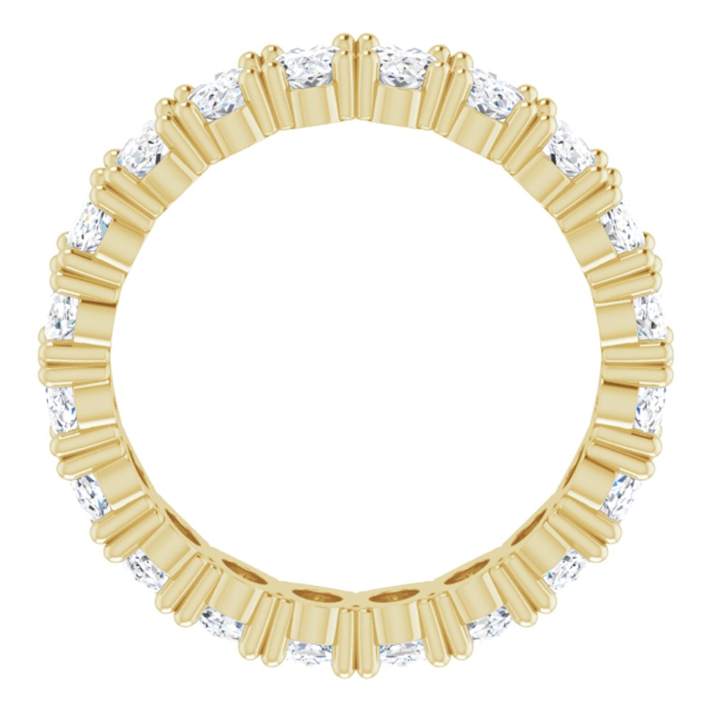 14K Yellow Gold 3 5/8 CTW Lab-Grown Diamond Eternity Band Size 6.5