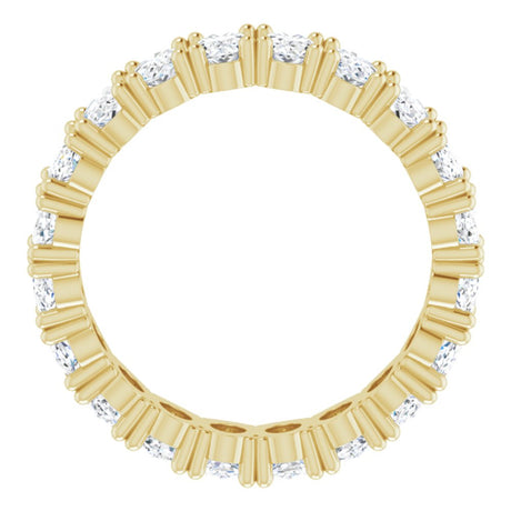 14K Yellow Gold 3 5/8 CTW Lab-Grown Diamond Eternity Band Size 6.5