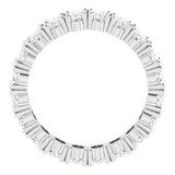 14K White Gold 3 5/8 CTW Lab-Grown Diamond Eternity Band