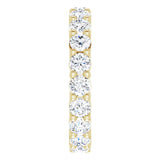 14K Yellow Gold 2 1/4 CTW Lab-Grown Diamond Eternity Band Size 6.5