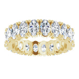 14K Yellow Gold 3 5/8 CTW Lab-Grown Diamond Eternity Band Size 6.5