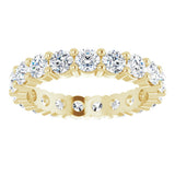 14K Yellow Gold 2 1/4 CTW Lab-Grown Diamond Eternity Band Size 6.5