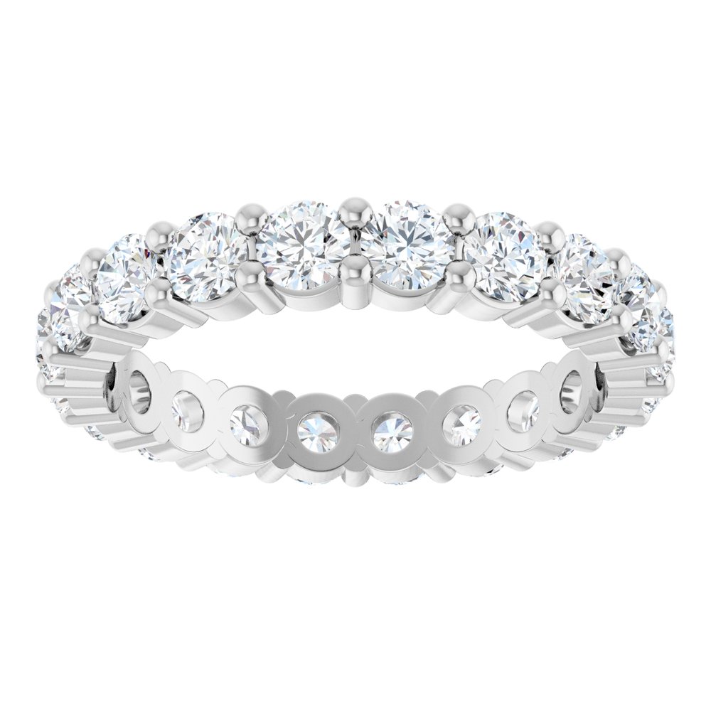 Platinum 1 5/8 CTW Lab-Grown Diamond Eternity Band Size 4.5