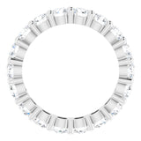 10K White Gold 2 1/6 CTW Natural Diamond Eternity Band Size 5.25