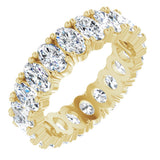 14K Yellow Gold 3 5/8 CTW Lab-Grown Diamond Eternity Band Size 6.5