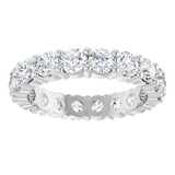 14K White Gold 2 7/8 CTW Lab-Grown Diamond Eternity Band Size 7