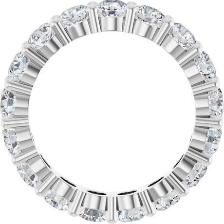 10K White Gold 3 1/2 CTW Lab-Grown Diamond Eternity Band Size 7