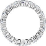 10K White Gold 3 1/2 CTW Lab-Grown Diamond Eternity Band Size 7