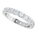 Platinum 1 5/8 CTW Lab-Grown Diamond Eternity Band Size 4.5