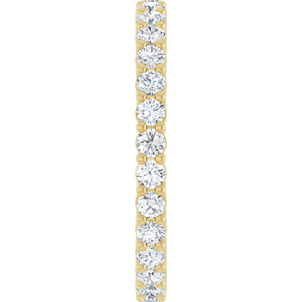 14K Yellow 1 CTW Lab-Grown Diamond Eternity Band