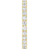 14K Yellow 1 CTW Lab-Grown Diamond Eternity Band