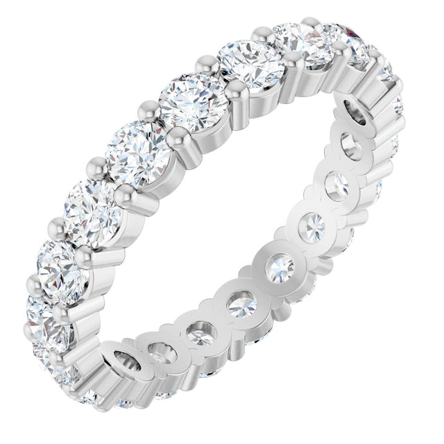 Platinum 1 5/8 CTW Lab-Grown Diamond Eternity Band Size 4.5