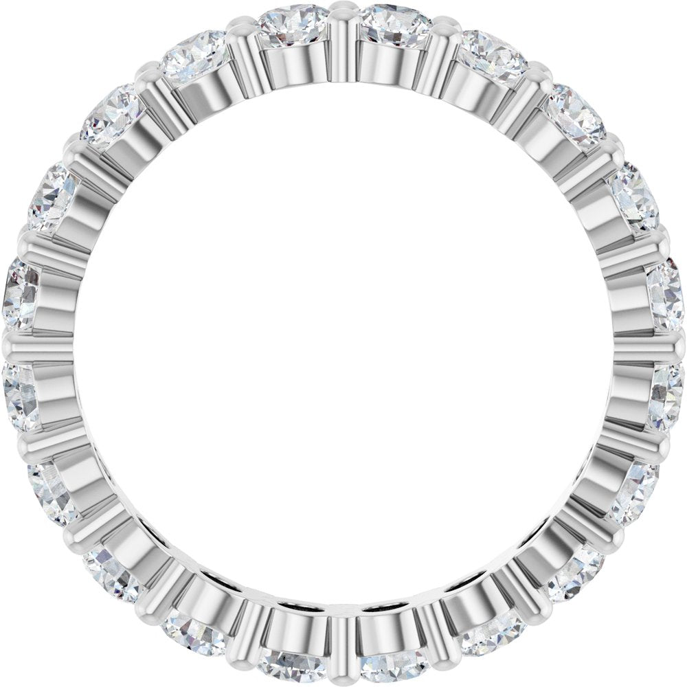 Platinum 1 5/8 CTW Lab-Grown Diamond Eternity Band Size 4.5