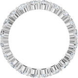 Platinum 1 5/8 CTW Lab-Grown Diamond Eternity Band Size 4.5
