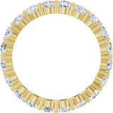 14K Yellow 1 9/10 CTW Lab-Grown Diamond Eternity Band Size 5.5