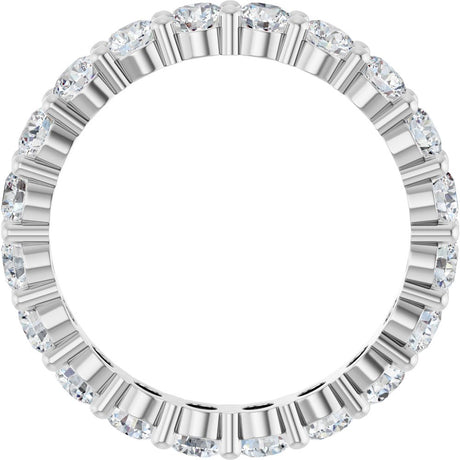 Platinum 1 5/8 CTW Lab-Grown Diamond Eternity Band Size 4.5