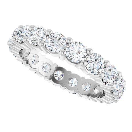10K White Gold 3 1/4 CTW Lab-Grown Diamond Eternity Band Size 7