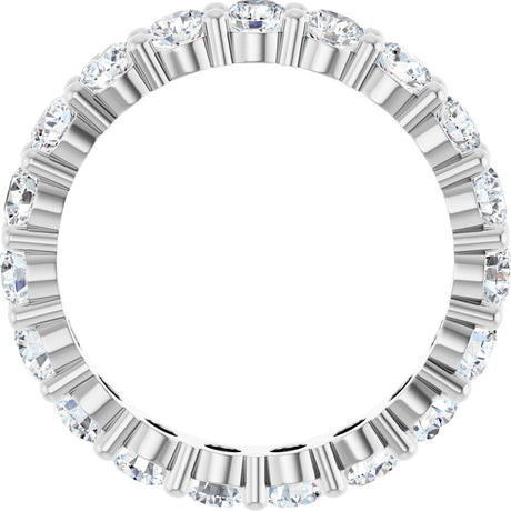 14K White Gold 2 1/4 CTW Lab-Grown Diamond Eternity Band Size 7